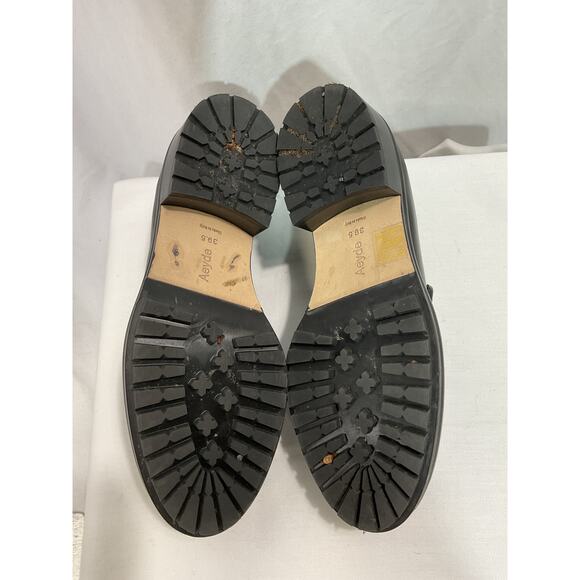 Aeyde 'Ruth' Black Leather Loafers Size 9.5 - Picture 5 of 5